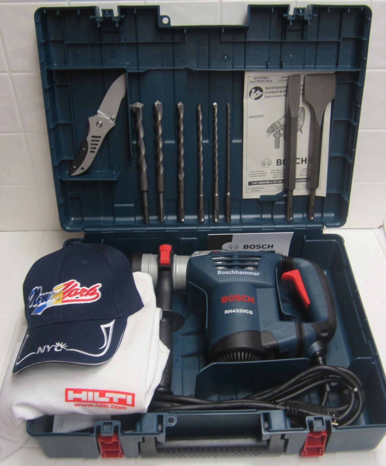 BOSCH, HILTI, MILWAUKEE HAMMERDRILL