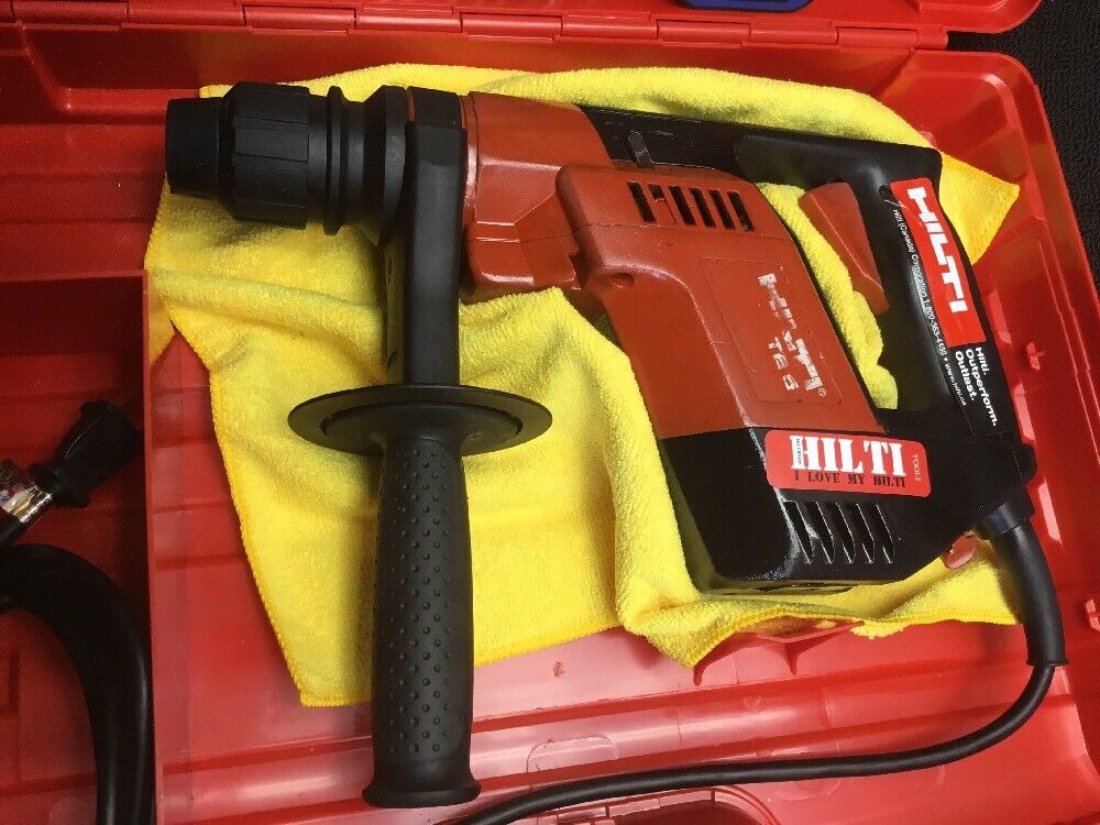 HILTI TE 5 HAMMER DRILL, FREE SID 2-A, REINFORCED HANDLE, BITS