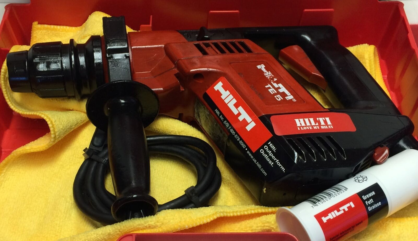 HILTI TE 5, PREOWNED, STRONG, FREE BITS, HILTI KNIFE, FAST SHIP