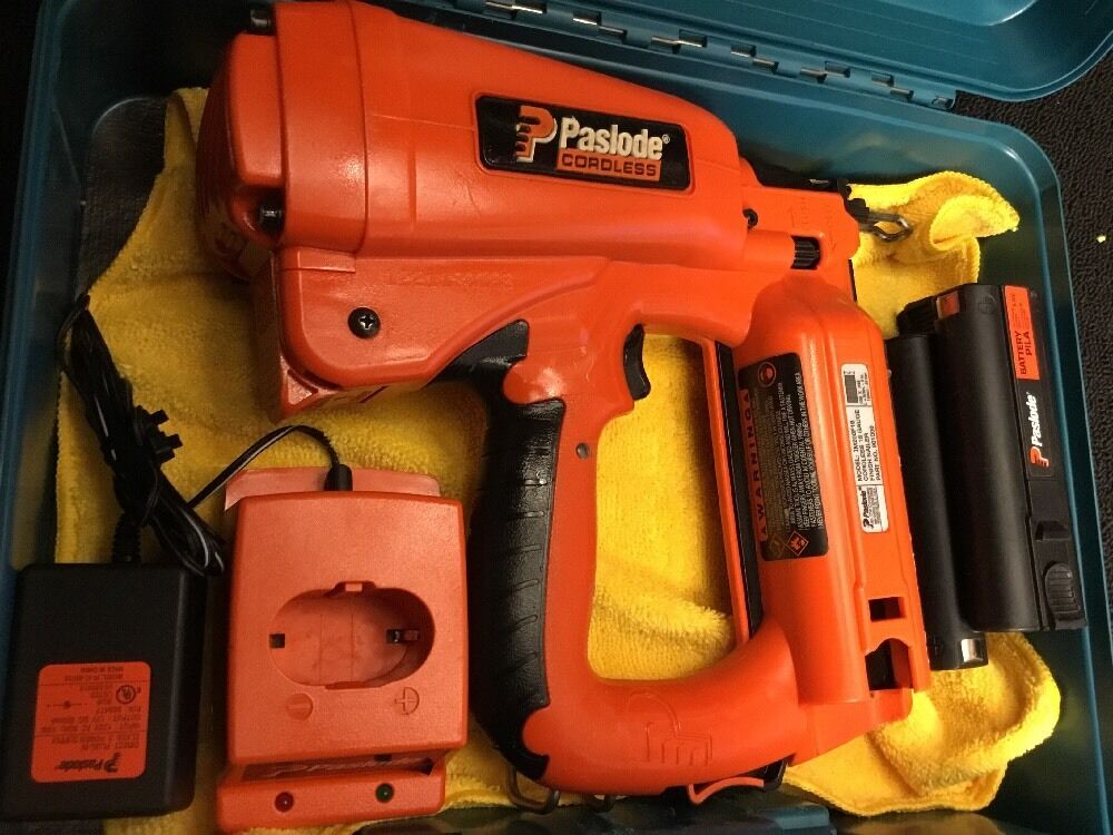 PASLODE CORDLESS 18G PREOWNED, FREE THERMO AND EXTRAS, FAST SHIP