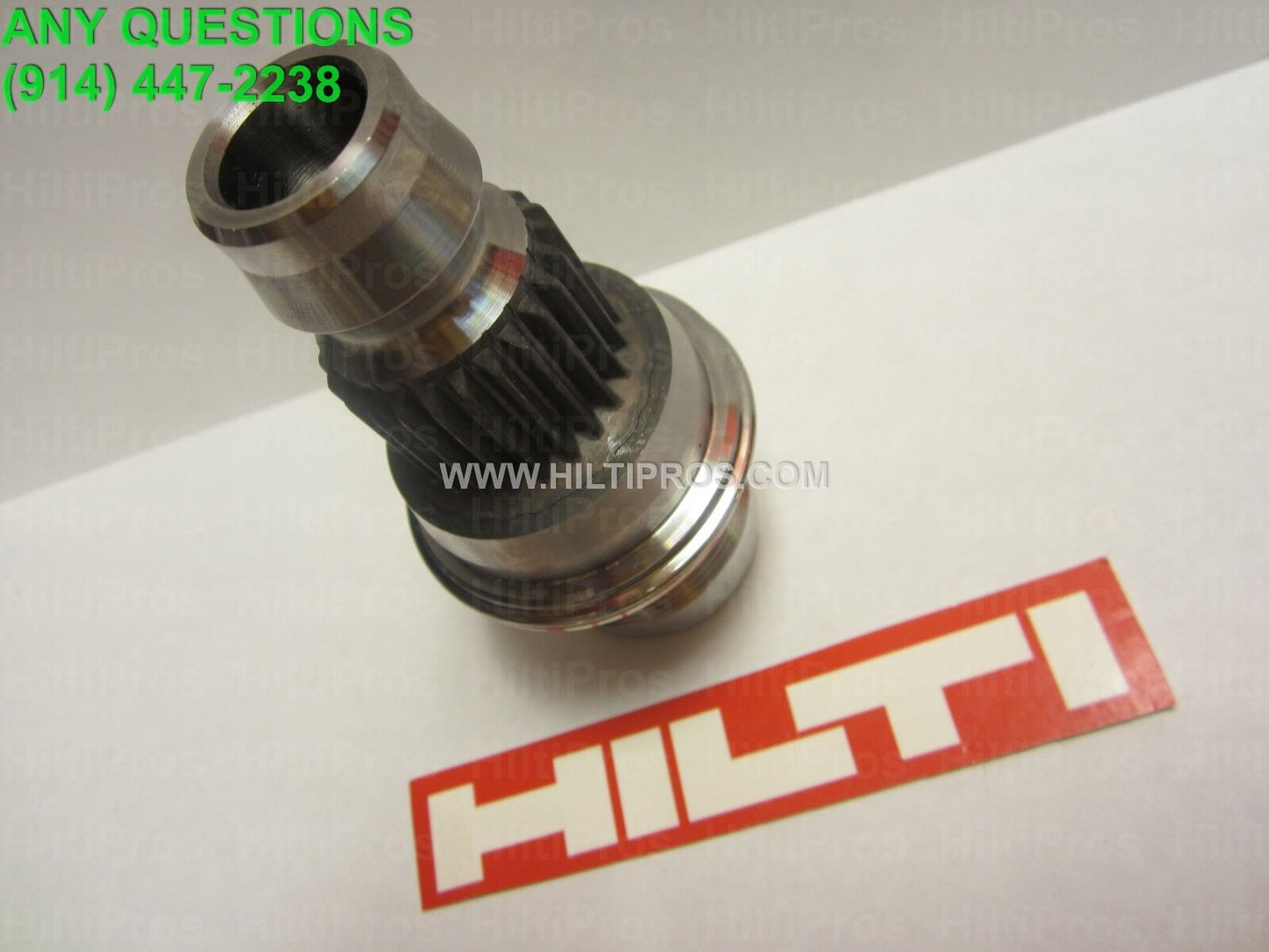 HILTI CORE DRILL ADAPTER- QUICK DISCONNECT MALE SPLINE TO 1-1/2" 7 Thread,