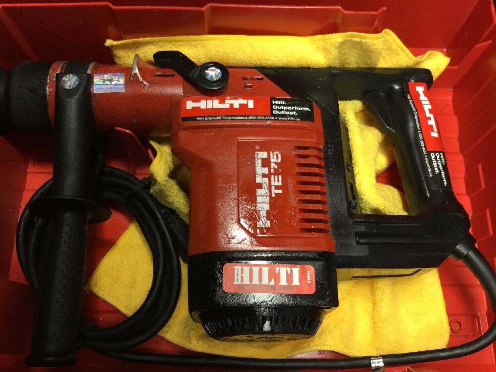 HILTI TE 75, PREOWNED, FREE CHISEL, BITS, LASER METER