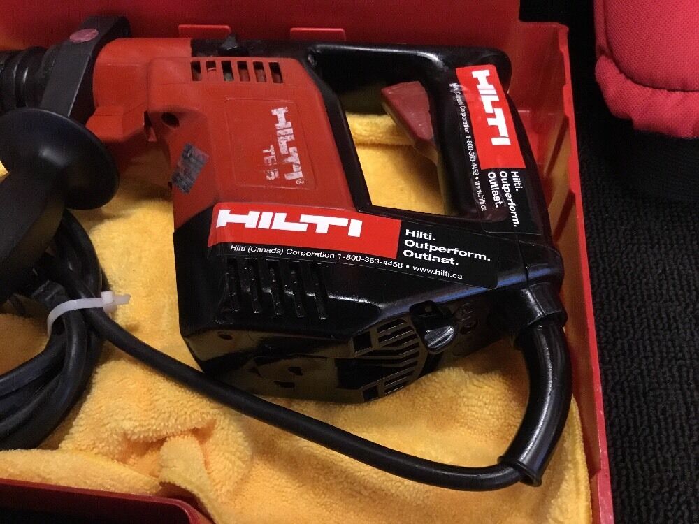 HILTI TE 5 PREOWNED, FREE COFFEE MUG, BITS, LOT OF EXTRAS