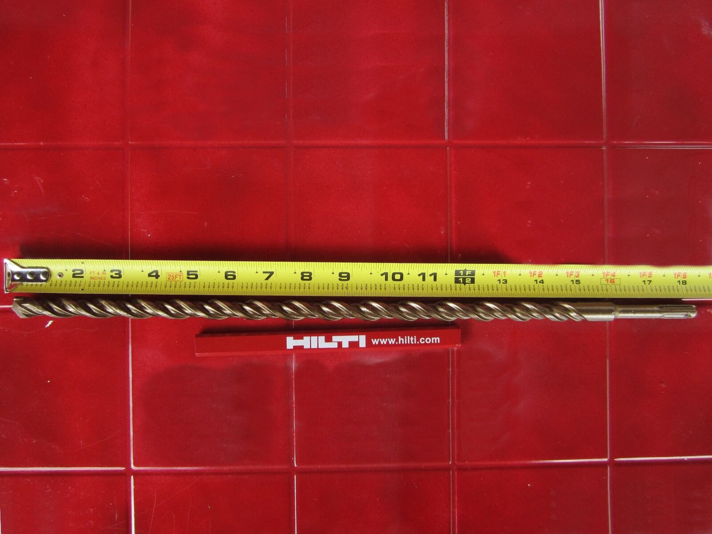 HILTI TE-C 5/8" x 18", SDS PLUS, PREOWNED,FREE HILTI PENCIL,L@@K, FAST SHIPPING