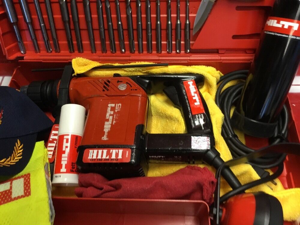 HILTI TE 15 HAMMER DRILL,PREOWNED, FREE HILTI THERMO