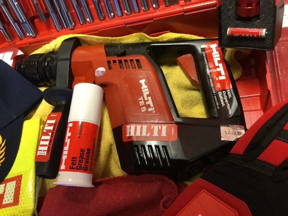 HILTI TE 5, STRONG, DURABLE, LOADED DRILL BITS