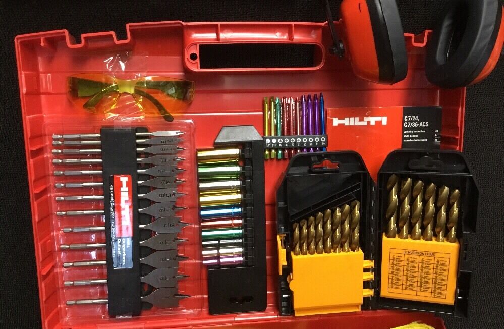 HILTI SF 150-A CORDLESS DRILL SET, NEW, FREE BITS, SPEAKER, EXTRAS