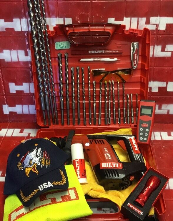 HILTI TE 5 HAMMER DRILL, FREE MEASURER, FREE DRILL BITS