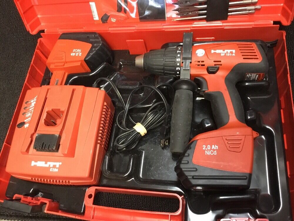 HILTI SF 151-A CORDLESS DRILL SET, NEW, FREE BITS, THERMO, EXTRAS