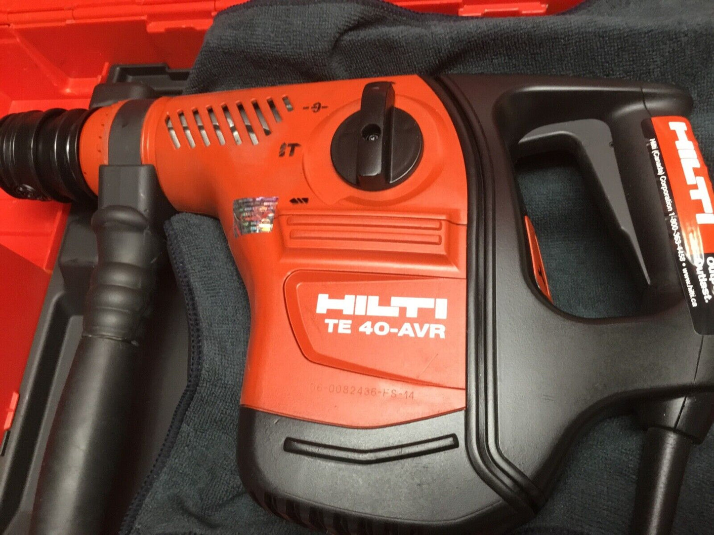 HILTI TE 40 AVR HAMMER, PREOWNED, FREE LASER, EXTRAS