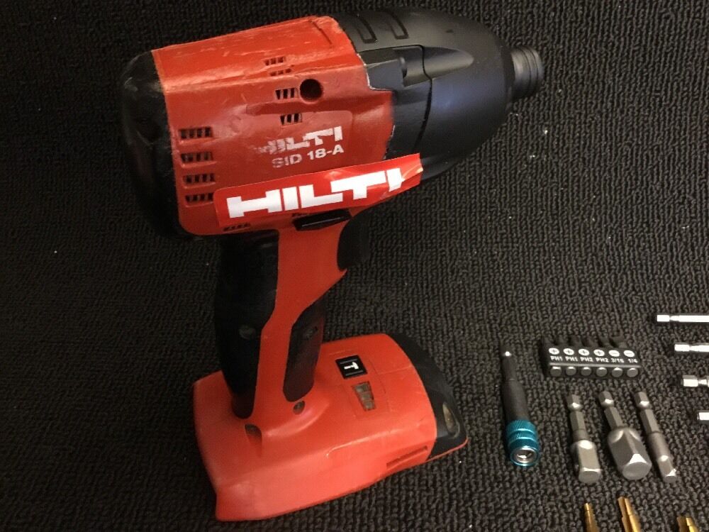 HILTI SID 18-A (BODY ONLY) PREOWNED, FREE HAT, KNIFE AND EXTRAS