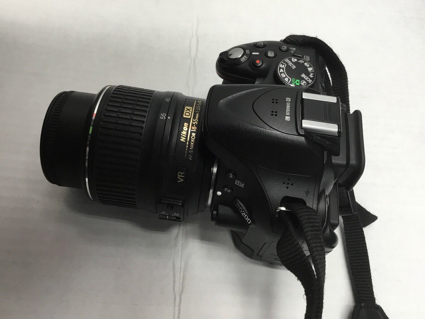 Nikon D5200 24.1MP DSLR Camera Black + 18-55mm + 3000mm AF Lens, GREAT CONDITION