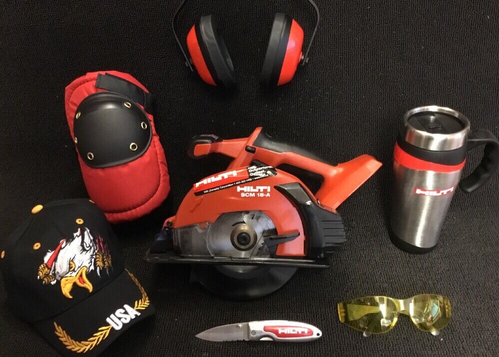 HILTI SCM 18-A, PREOWNED , FREE COFFEE MUG, A LOT OF EXTRAS