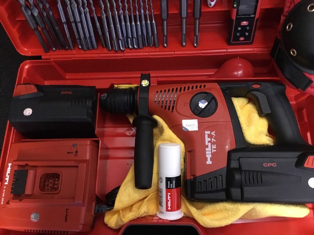 HILTI TE 7-A BRAND NEW, FREE LASER METER, BITS, CHISEL, EXTRAS