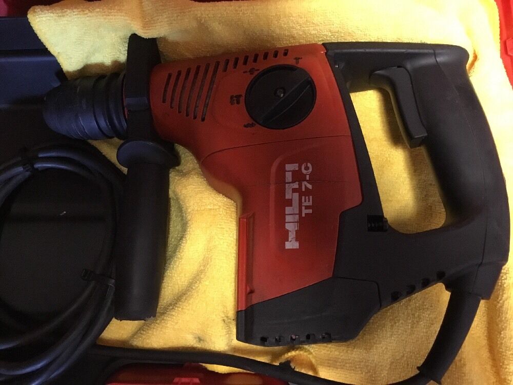 HILTI TE 7-C, PREOWNED, ORIGINAL, FREE BITS,  EXTRAS