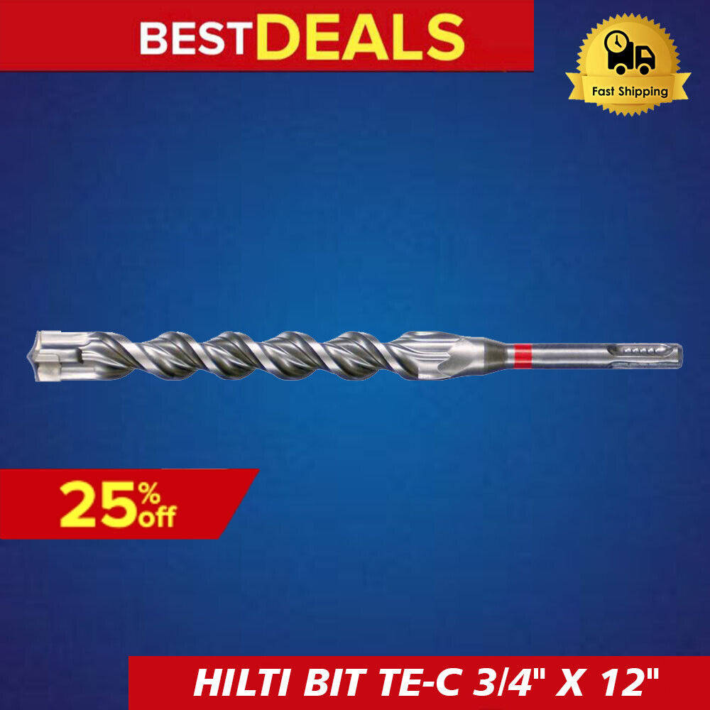 HILTI BIT TE-C 3/4" X 12", SDS PLUS, NEW