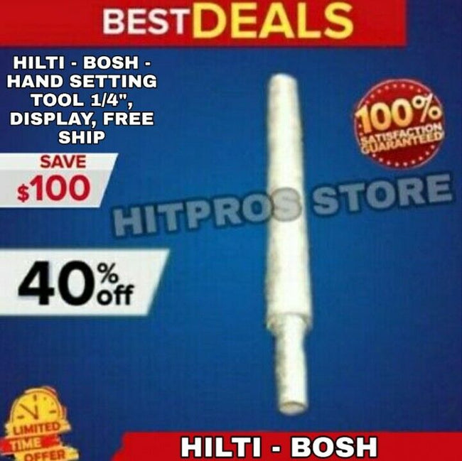 HILTI - BOSH - HAND SETTING TOOL 1/4", DISPLAY