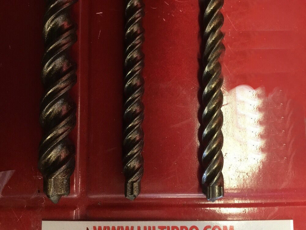 HILTI TE-CX 1/2", 5/16" SDS PLUS, L@@K, SET OF 3, PREOWNED, FREE HAT, FAST SHIP