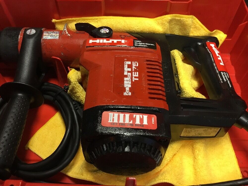 HILTI TE 75, PREOWNED, FREE CHISEL, BITS, LASER METER