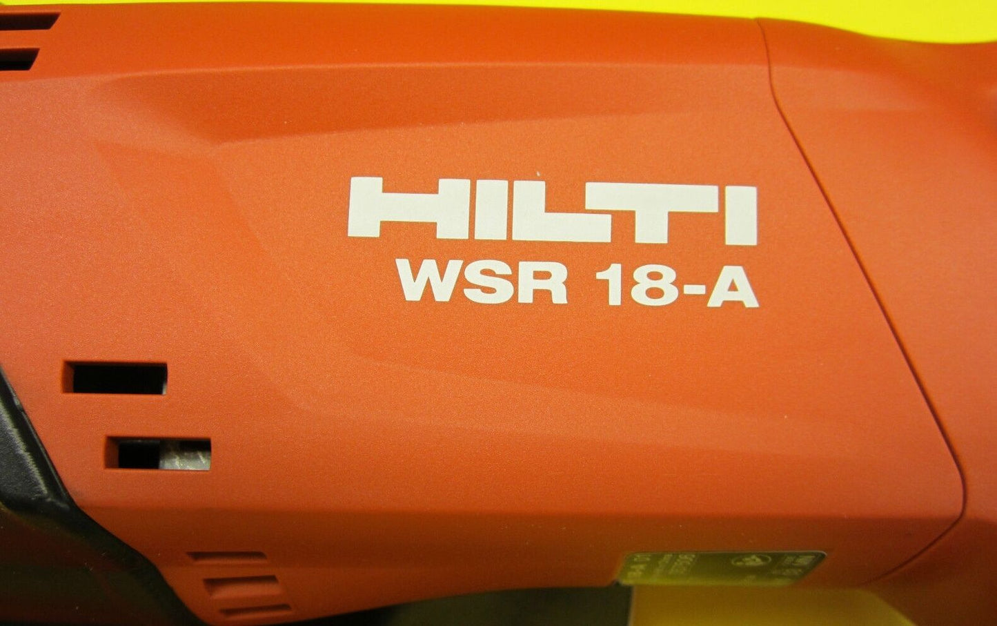 HILTI WSR 18-A Reciprocating Saw (Bare Tool), MODEL, Brand New, FAST SHIP