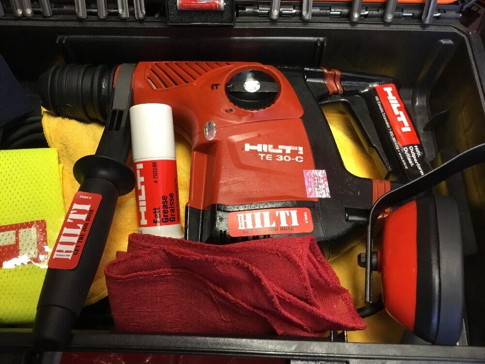 HILTI TE 30-C, PREOWNED, DURABLE, FREE TABLET, DRILLS & CHISELS