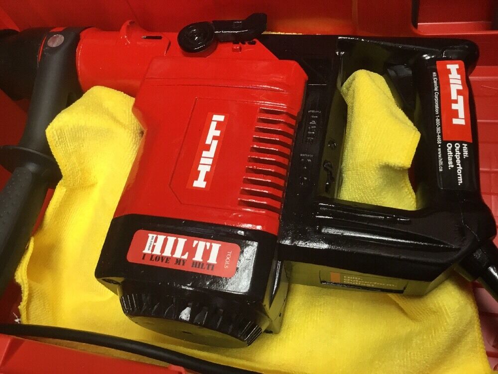 HILTI TE 75, PREOWNED, FREE SID 2-A, CHISEL, BITS, A LOT OF EXTRA