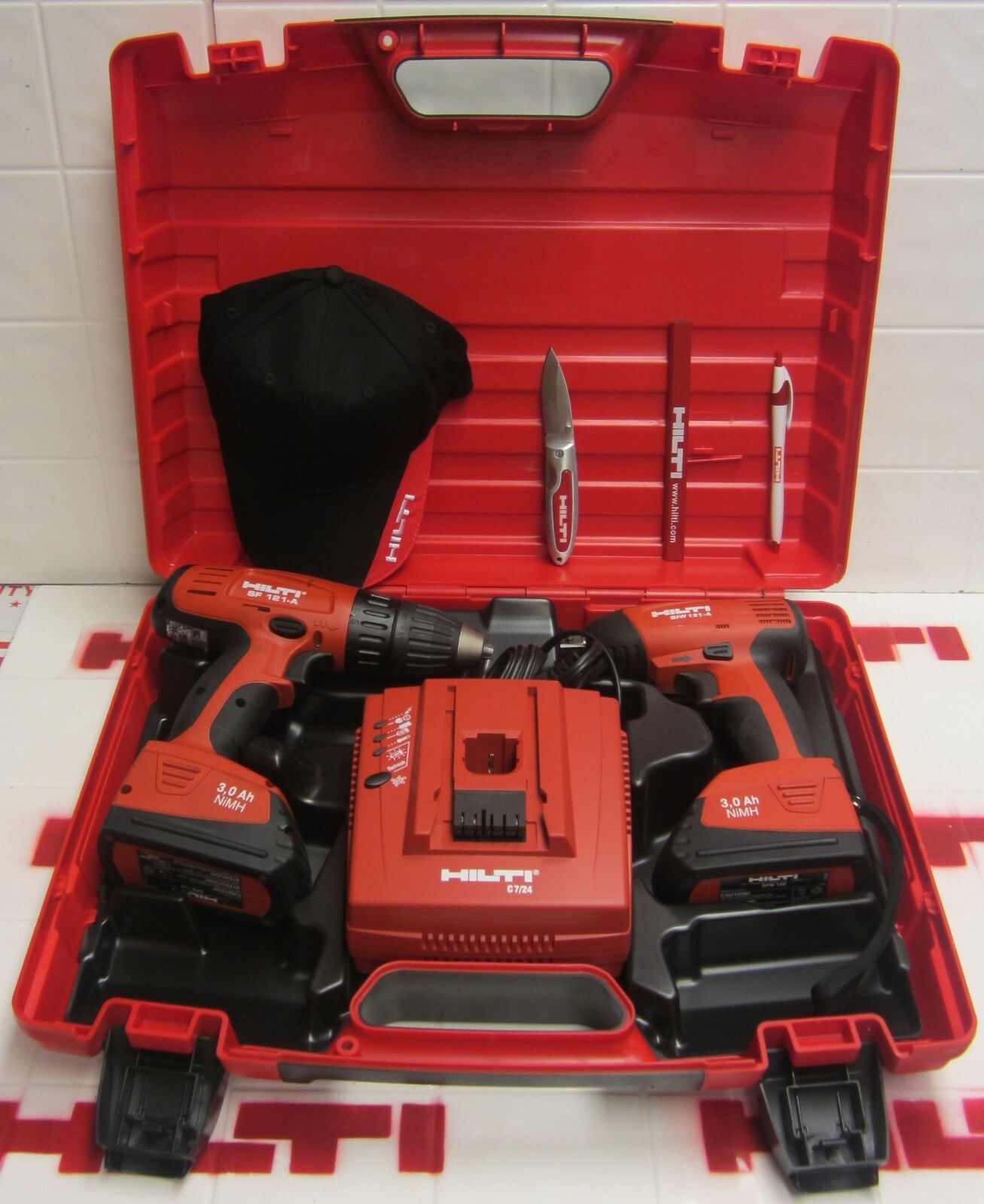 HILTI SF 121-A AND SIW 121-A SET, GREAT CONDITION, W/ FREE EXTRAS