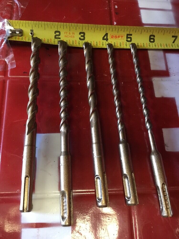 HILTI DRILL BIT 3/8", 1/4" SDS PLUS,SET OF 5,