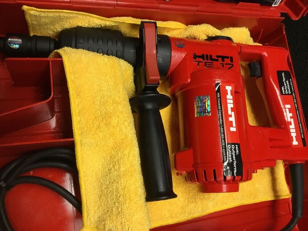 HILTI TE 17 GREAT CONDITION, FREE TABLET, BITS AND EXTRAS