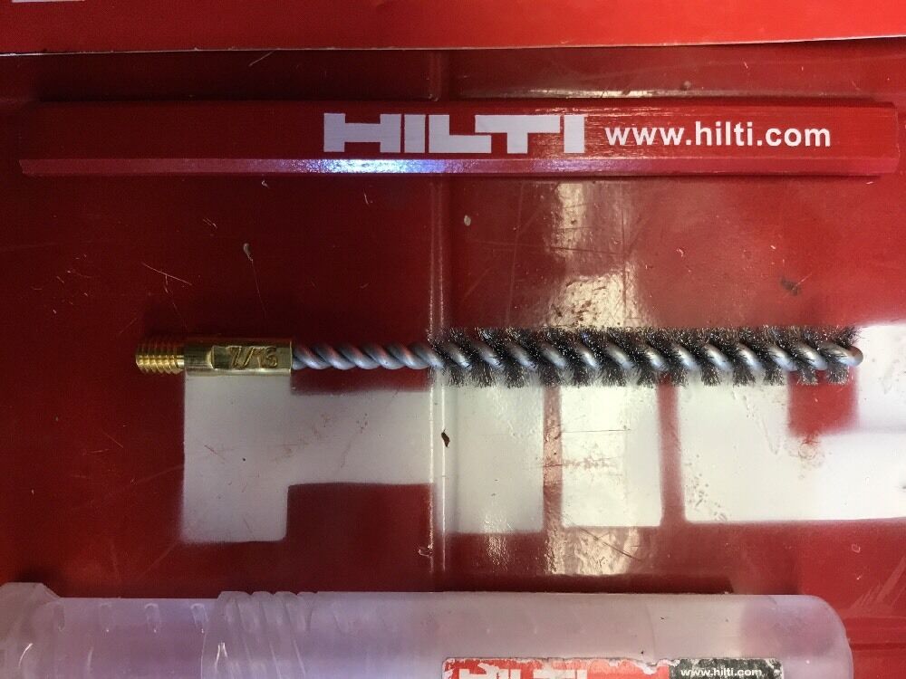 HILTI ROUND BRUSH 7/16", FREE HAT, PENCIL, BRAND NEW