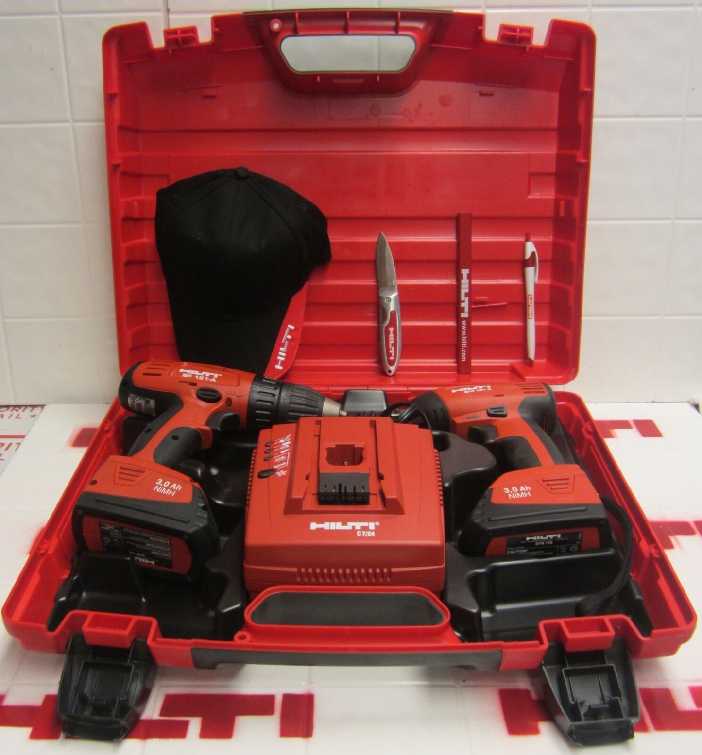 HILTI SF 121-A AND SIW 121-A SET, GREAT CONDITION, W/ FREE EXTRAS