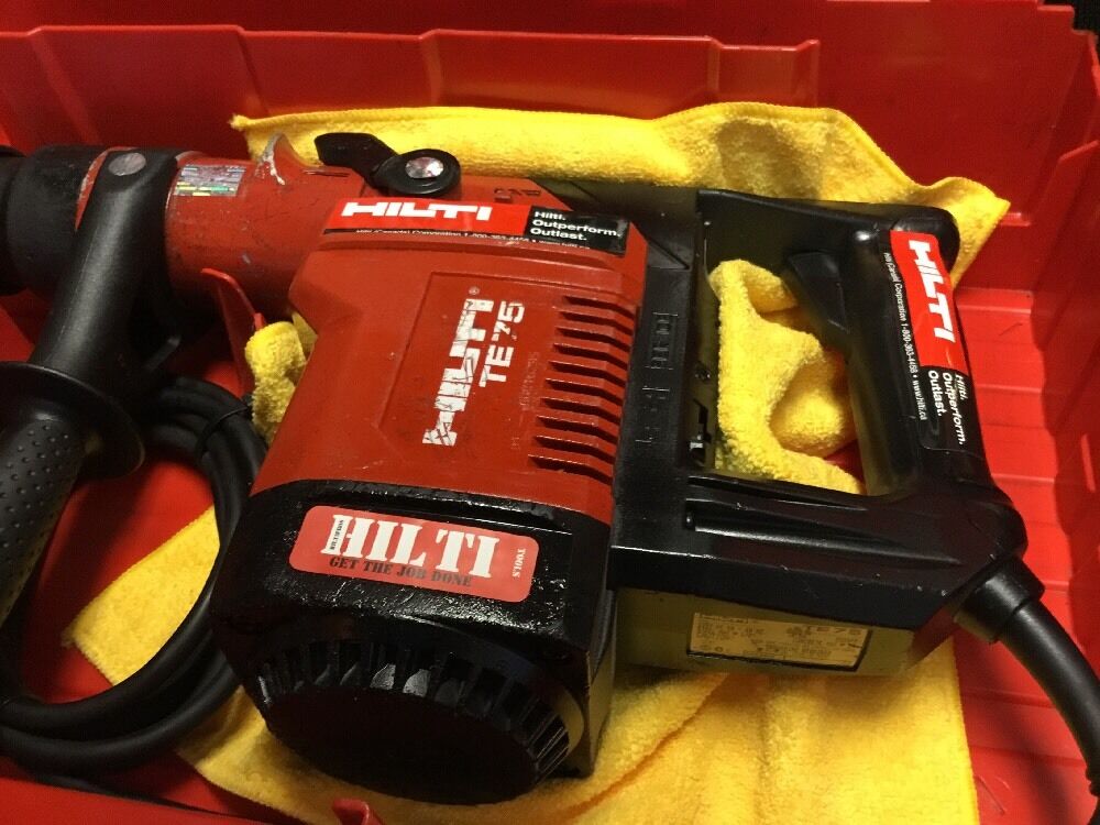 HILTI TE 75, PREOWNED, FREE CHISEL, BITS, LASER METER