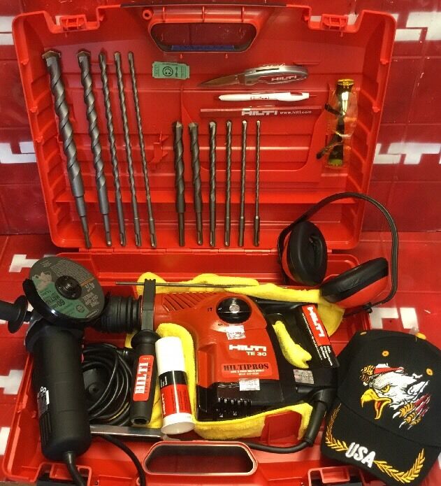 HILTI TE 30 ROTARY HAMMER DRILL,PREOWNED, GREAT CONDITION.