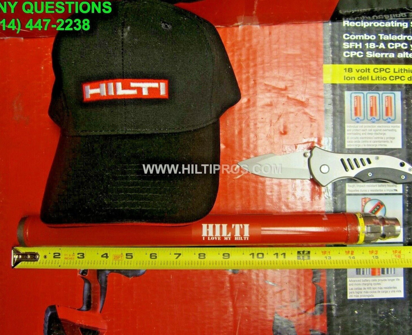 HILTI DIAM CORE BIT DD-BI 1-1/4" X 16", BRAND NEW