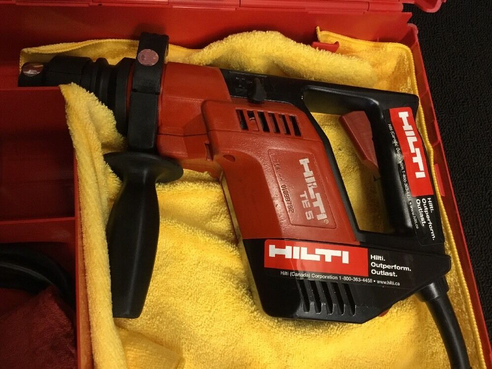 HILTI TE 5 PREOWNED, FREE LASER METER, BITS AND EXTRAS