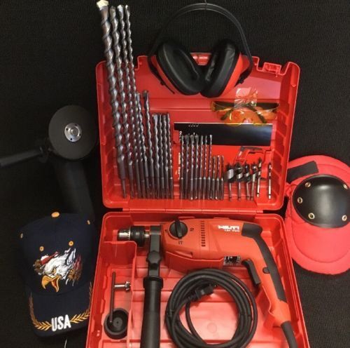 HILTI UH 700 HAMMER DRILL, NEW, FREE ANGLE GRINDER, A LOT OF EXTRAS