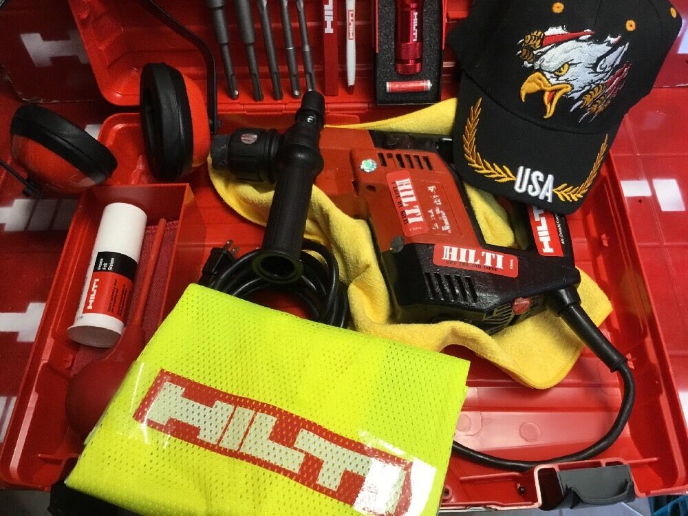 HILTI TE 5 , PREOWNED EXCELLENT CONDITION, free knife, bit , pen , laser , vest,