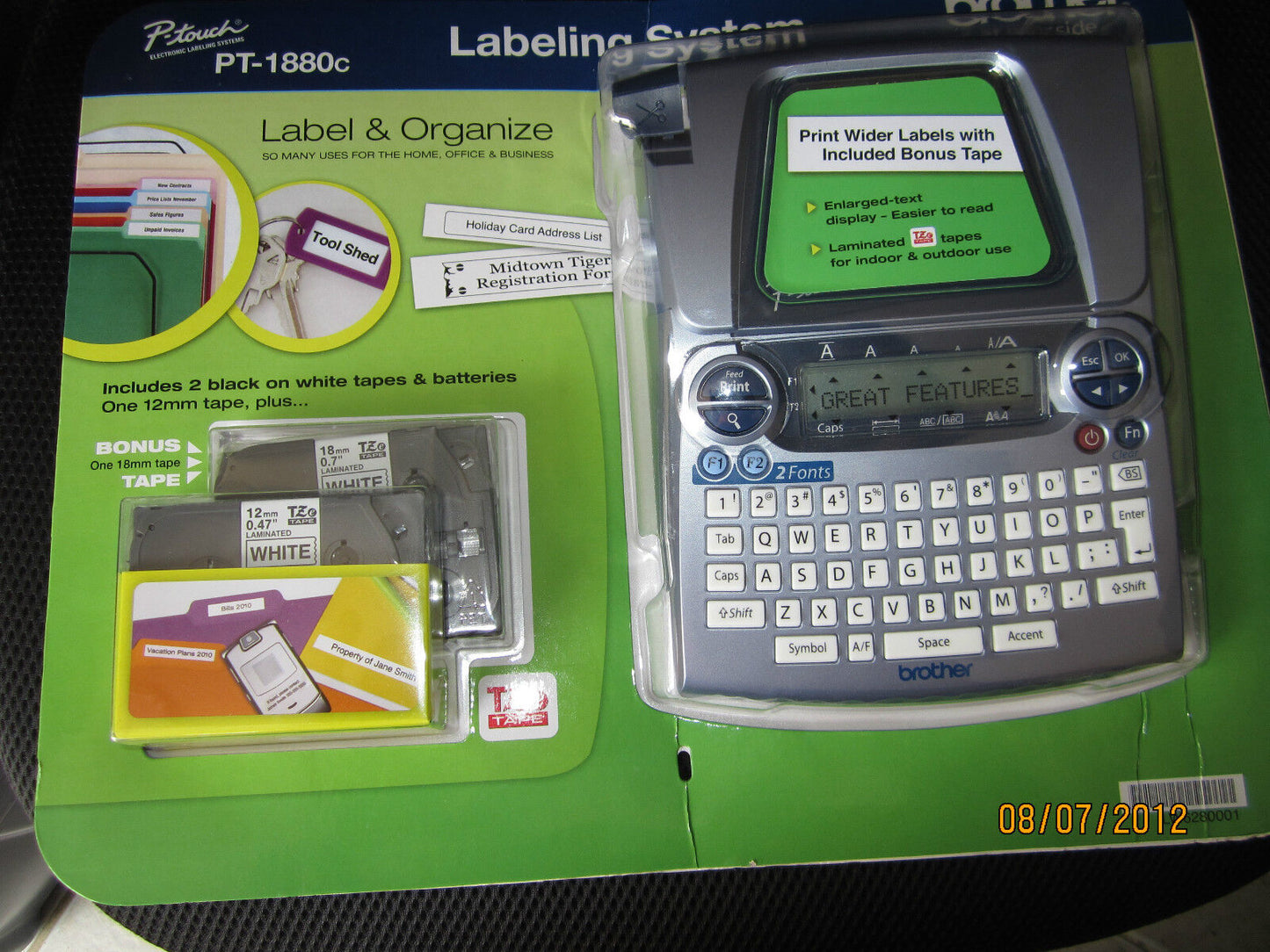 Brother P-touch Labeling System PT-1880c New in Package