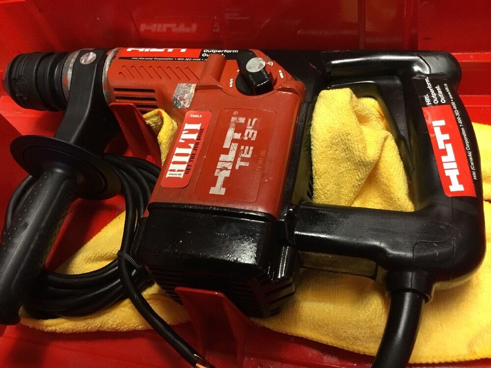 HILTI TE 35 HAMMER, PREOWNED, FREE BITS & CHISELS, ANGLE GRINDER