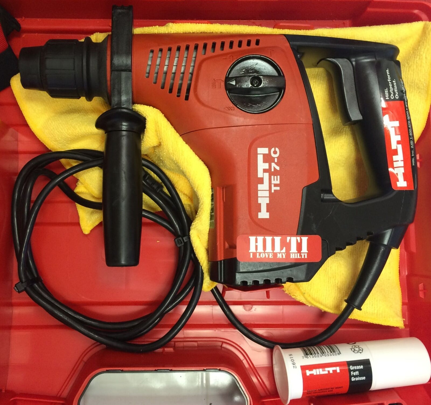 HILTI TE 7-C MINT CONDITION, FREE TABLET, BITS, A LOT OF EXTRA