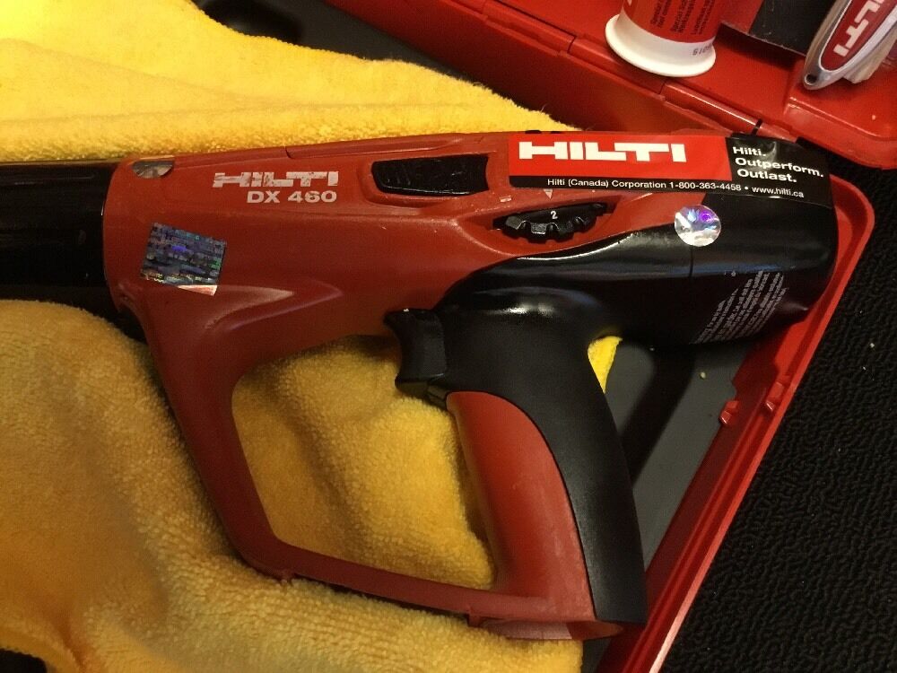 HILTI DX 460 POWDER ACTUATED, PREOWNED