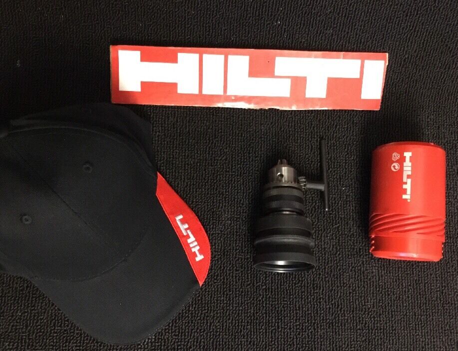 HILTI KEY CHUCK 1/2" 70640/8, GREAT CONDITION, FREE HILTI HAT