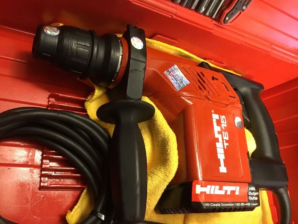 HILTI TE 15, PREOWNED, FREE COFFEE MUG, BITS, AND MORE