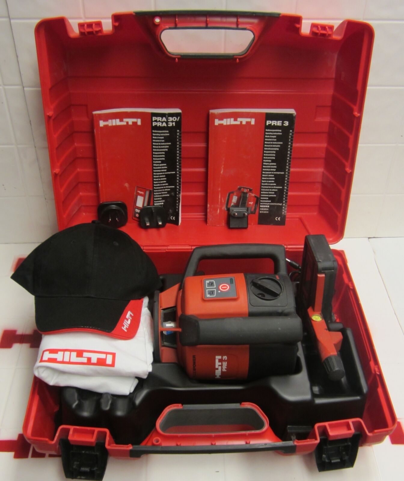 HILTI PRE 3 ROTATING LASER, PREOWNED