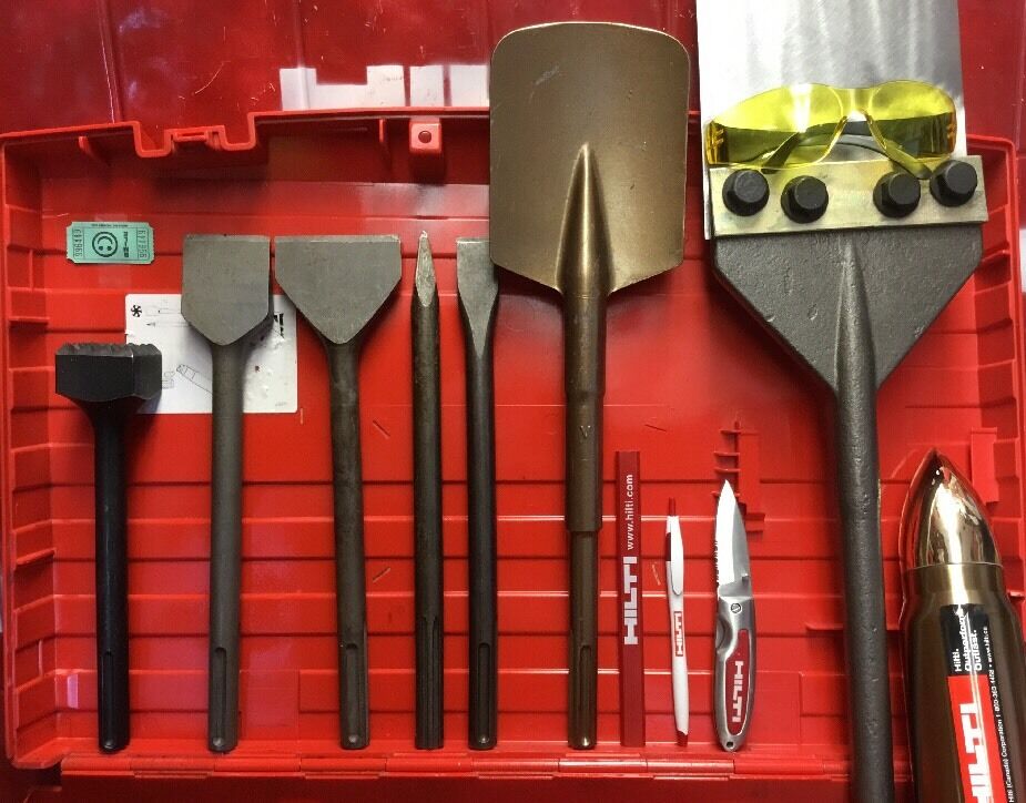 HILTI TE 505, L@@K, BREAKER, CHISELS INCLUDE, FREE EXTRAS, DURABLE, FAST SHIP