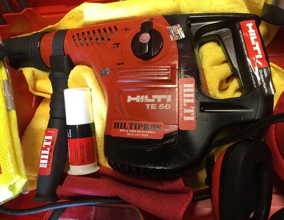 HILTI TE 50, L@@K, NICE CONDITION, FREE HILTI COFFE MUG AND EXTRAS, FAST SHIP