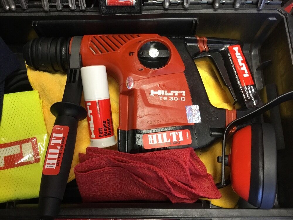 HILTI TE 30-C, PREOWNED, DURABLE, FREE TABLET, DRILLS & CHISELS