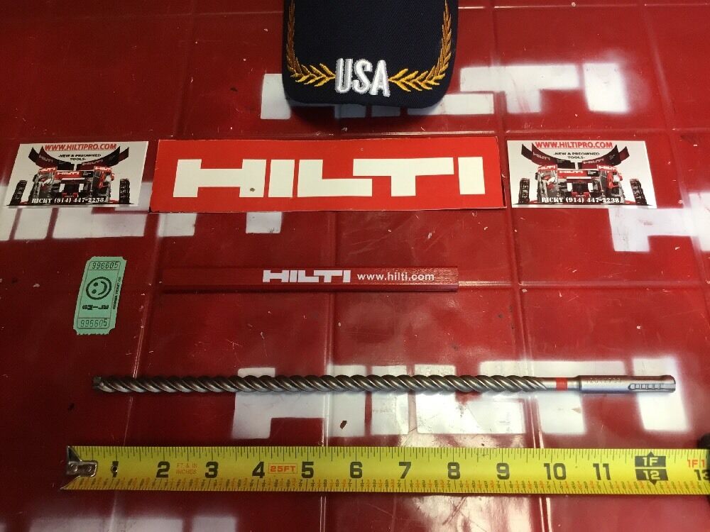 HILTI SDS PLUS 3/8" X 12" TE-CX, FREE EXTRAS, BRAND NEW