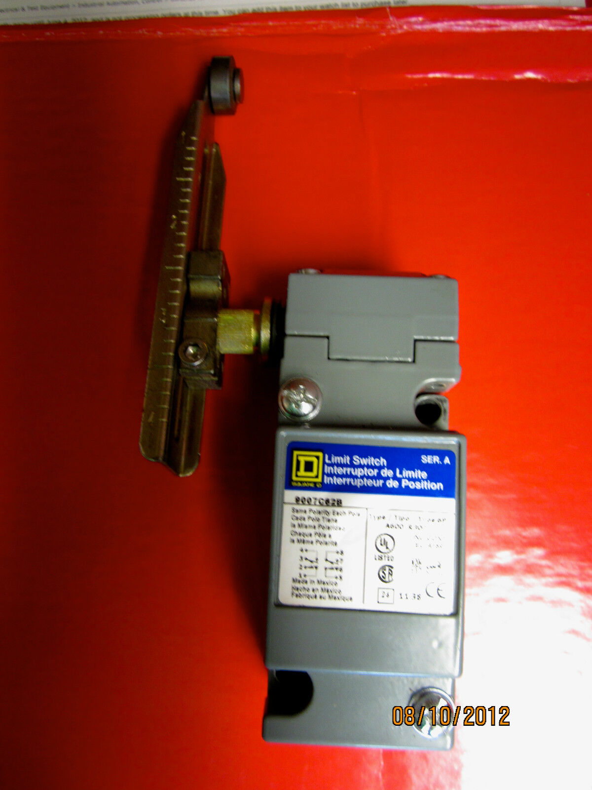 SQUARE  D  HEAVY  DUTY  LIMIT  SWITCH  9007C62B