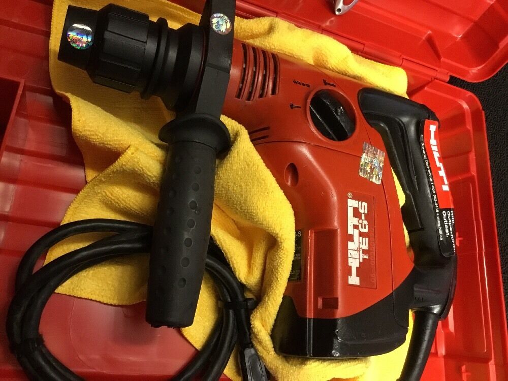 HILTI TE 6-S PREOWNED , FREE ANGLE GRINDER, BITS, EXTRAS